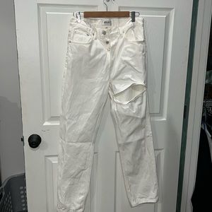 Agolde white denim jeans size 28